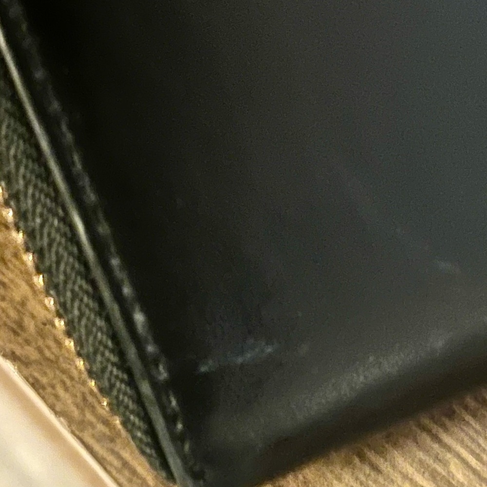 Black Leather Anya Hindmarch Emoji long wallet. - Picture 9 of 12